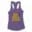 Jamin, Kadal Laye Illayam Women's Racerback Tank in Solid Purple Rush Color